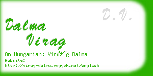 dalma virag business card